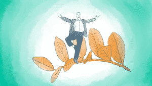 Espace de travail verdoyant