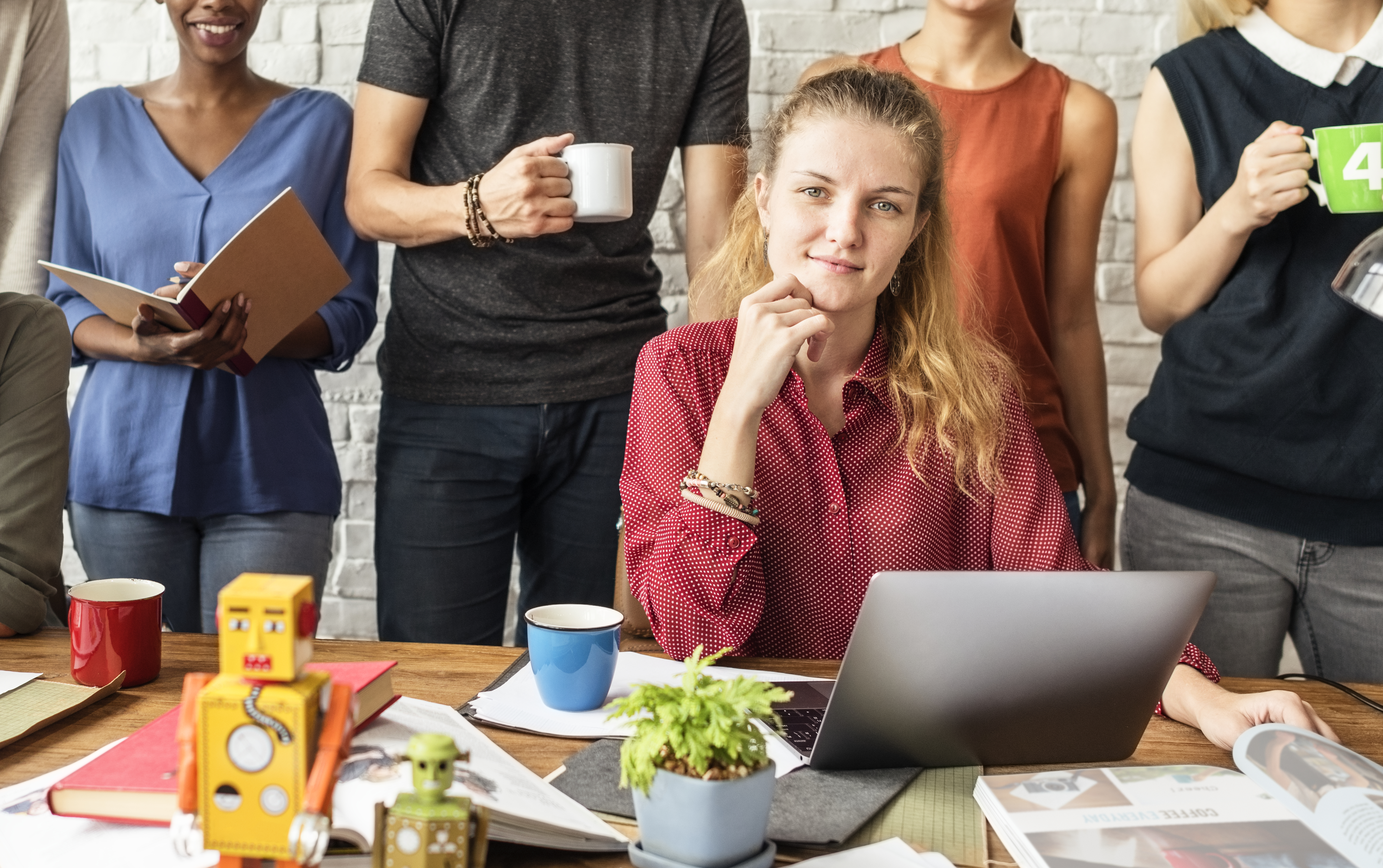 Équipe mobilisée sur la santé et la sécurité au travail.